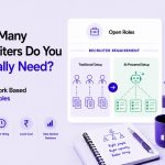 Recruiter capacity planning framework showing how AI-powered hiring helps teams manage more open roles with fewer recruiters