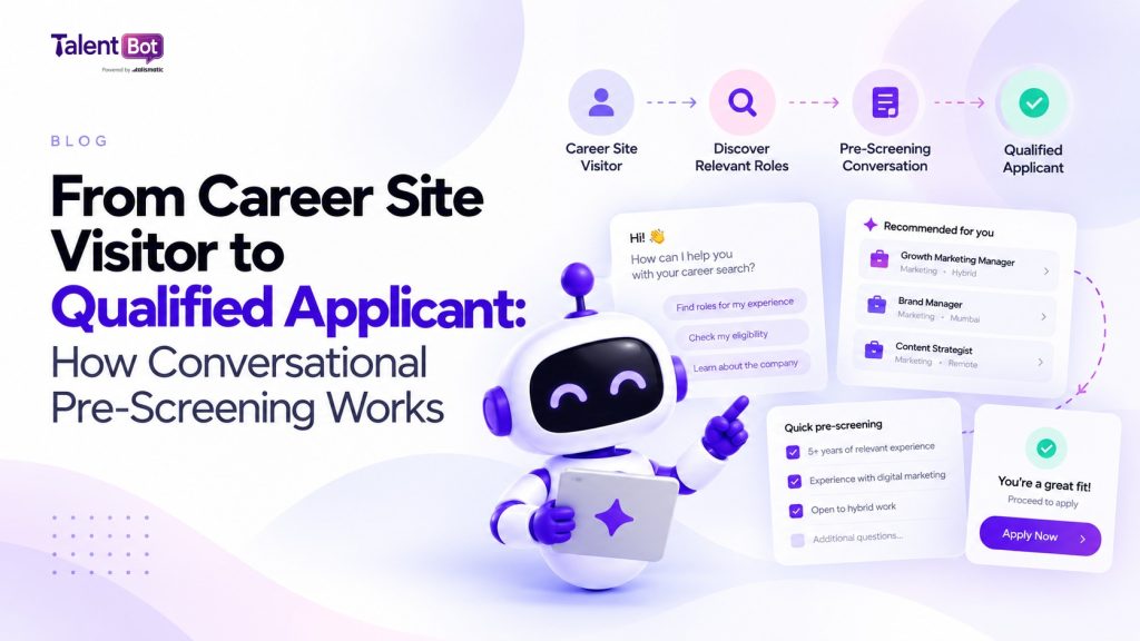 From Career Site Visitor to Qualified Applicant: How Conversational Pre-Screening Works